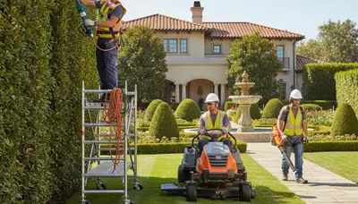 Spokane, WA tree service crew removing a tree for safe, professional landscaping care
