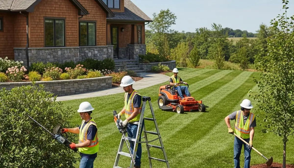 Spokane, WA tree service crew trimming and removing trees for safe, professional property care