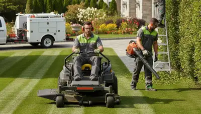 Tree service crew in Spokane, WA providing professional tree removal and care for local properties