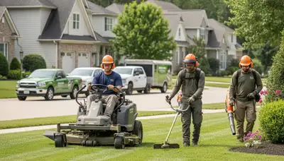 Spokane, WA tree service crew providing professional tree care and removal for residential yards