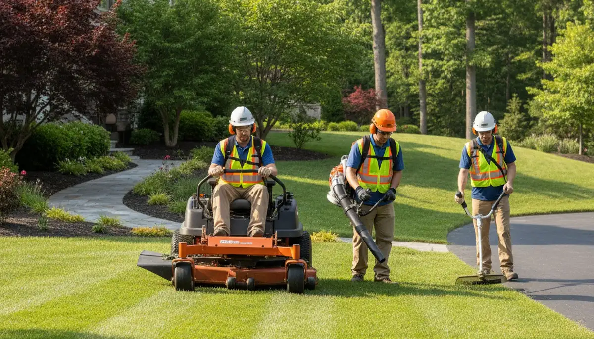 Spokane, WA tree service crew providing professional tree removal and yard care