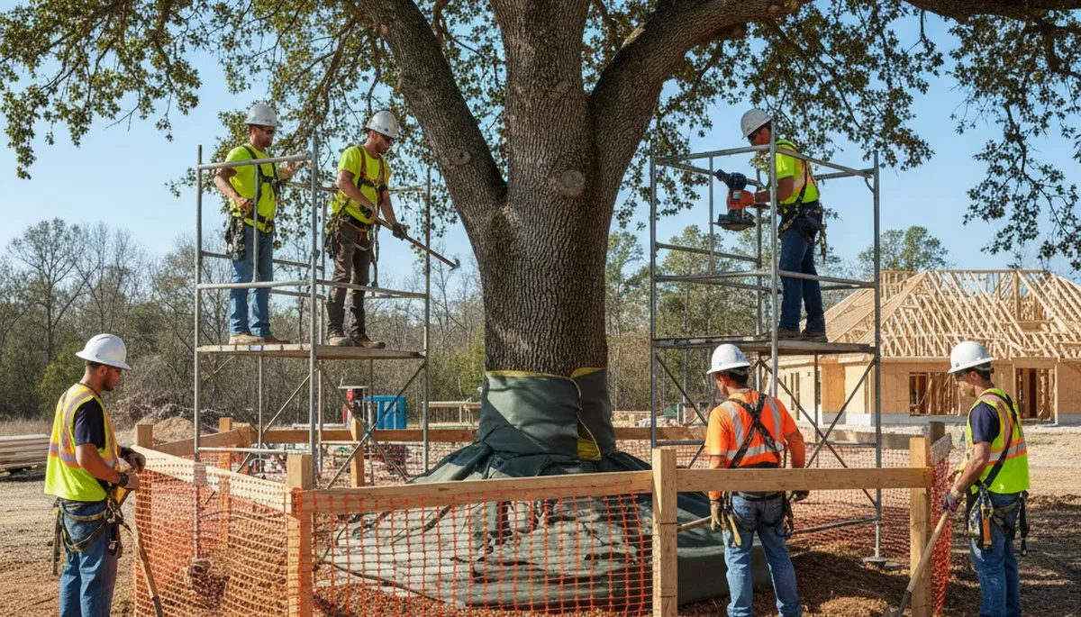 Spokane, WA arborist protecting tree roots for healthier tree care and growth