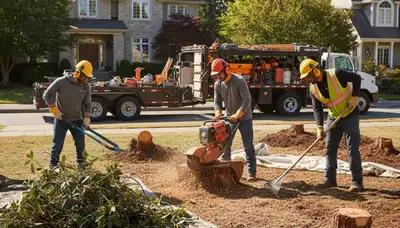 Shrub removal service in Spokane, WA clearing overgrown bushes for a safe, tidy landscape