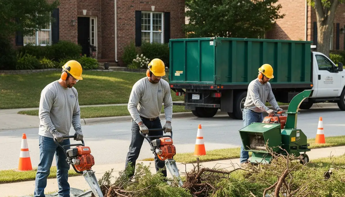 Shrub removal service in Spokane, WA clearing overgrown bushes for a clean yard