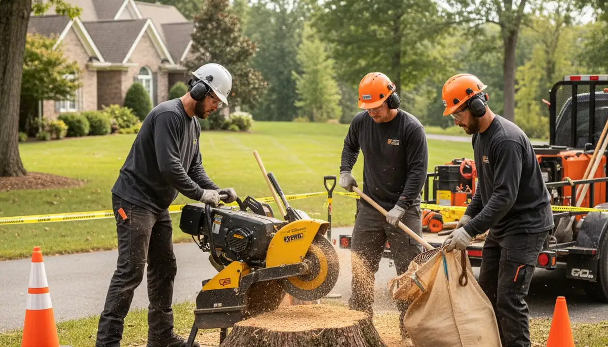 Stump removal service in Spokane, WA for clean lot clearing and safe tree care sites