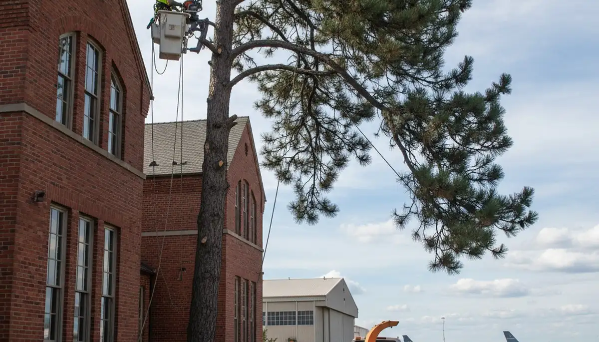 Tree service crew in Spokane, WA providing professional tree removal and trimming services