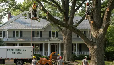 Tree service team in Spokane, WA providing professional tree removal and trimming services