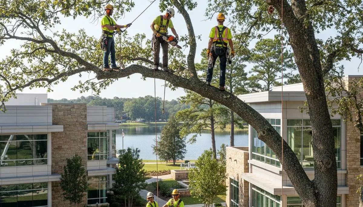 Tree service crew in Spokane, WA providing professional tree removal for local properties