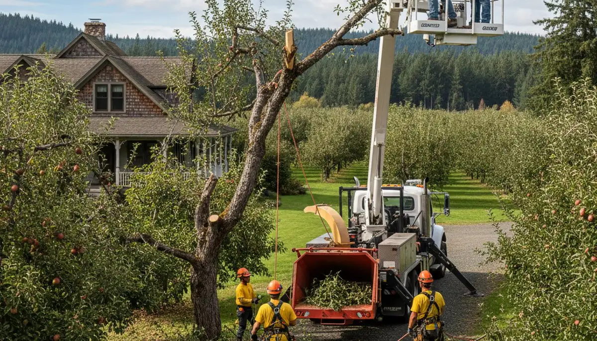 Tree service team in Spokane, WA providing professional tree removal and trimming services