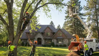 Tree service crew providing professional tree removal in Spokane, WA