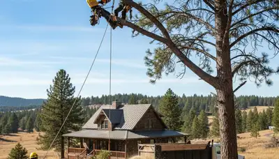 Tree service crew in Spokane, WA providing professional tree removal and maintenance services